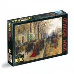Puzzle 1000 piese DToys Jean Beraud Apres Loffice a Leglise de la Sainte Trinite