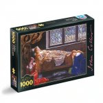Puzzle 1000 piese DToys John Collier Frumoasa adormita