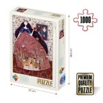 Puzzle 1000 piese DToys Kurti Andrea Alba ca Zapada