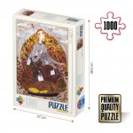 Puzzle 1000 piese DToys Kurti Andrea Anotimpuri toamna