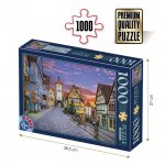 Puzzle 1000 piese DToys Rothenburg Germania Peisaje de zi
