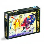 Puzzle 1000 piese DToys Wassily Kandinsky yellow red blue