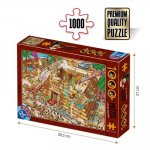 Puzzle 1000 piese Egyptian pyramid Cartoon collection DToys