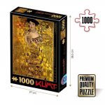 Puzzle 1000 piese Gustav Klimt Adele Bloch bauer I DToys