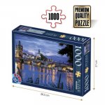 Puzzle 1000 piese Praga Peisaje de noapte DToys
