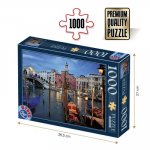 Puzzle 1000 piese Venetia peisaje de noapte DToys