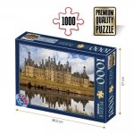 Puzzle 1000 piese castel chambord castele franceze DToys