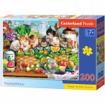 Puzzle 200 piese Castorland Napping Kittens