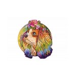 Puzzle 2D din lemn WT lucky puppies Bella 110 piese