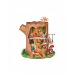 Puzzle 3D RoLife minicasuta DIY casuta din copacul de poveste 275 piese