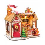 Puzzle 3D RoLife minicasuta DIY gingerbread house 250 piese