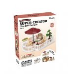 Puzzle 3D RoLife minicasuta DIY terasa unei cafenele rafinate 76 piese