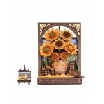 Puzzle 3D din lemn Rowood floarea soarelui 266 piese