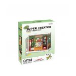 Puzzle 3D din plastic RoLife minicasuta memory book store 44 piese