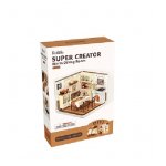 Puzzle 3D din plastic RoLife minicasuta warm dining room 150 piese