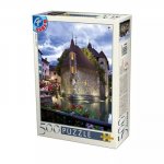 Puzzle 500 piese Annecy Franta Peisaje de zi DToys
