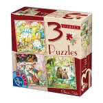 Puzzle 6, 9 si 16 piese DToys basme clasice