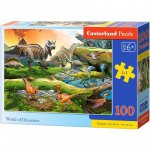 Puzzle Castorland World of dinosaurs 100 piese