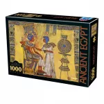 Puzzle D-toys Egiptul Antic Tutankhamon si Ankhesenamun 1000 Piese