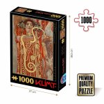 Puzzle D-toys Gustav Klimt Hygieia 1000 piese