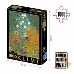 Puzzle D-toys Gustav Klimt farm garden 1000 piese