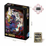 Puzzle D-toys Gustav Klimt fecioara 1000 piese
