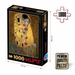Puzzle D-toys Gustav Klimt sarutul 1000 piese