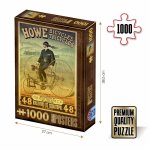 Puzzle D-toys Howe bicycles tricycles vintage posters 1000 piese