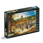 Puzzle D-toys Pieter Brueghel cel tanar The marriage procession 1000 piese