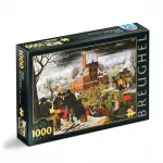 Puzzle D-toys Pieter Brueghel cel tanar iarna 1000 Piese