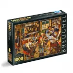 Puzzle D-toys Pieter Brueghel the Younger the payment of the Tithes 1000 Piese