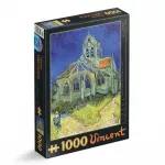 Puzzle D-toys Vincent van Gogh The Church at Auvers 1000 piese