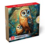 Puzzle din lemn DToys bufnita HDF 50 piese