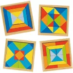 Puzzle din lemn Goki 2 in 1 pentru copii