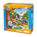 Puzzle pentru copii 100 piese DToys Looney Tunes
