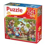 Puzzle pentru copii 24 piese DToys Scufita rosie