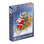 Super puzzle pentru copii DToys Craciun 240 piese