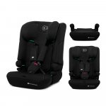 Scaun auto pentru copii Kinderkraft Comfy Black, 75-150 cm, i-size, tetiera reglabila, SPS, spatar reglabil si detasabil