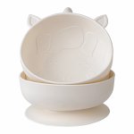 Set 2 castronele cu ventuza Melii Luxe Unicorn din silicon