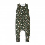 Sac de dormit cu 2 fete din bumbac cu picioare 3-4 ani M Forest Green Sleepee 2.5 Tog