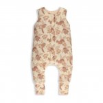 Sac de dormit cu 2 fete din bumbac cu picioare 6-12 luni XS animale de Epoca almond/cream Sleepee 2.5 Tog