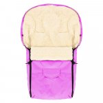 Sac de iarna impermeabil de lana Nativo 95x40 cm pentru landou/carucior/sanie Winter Roz