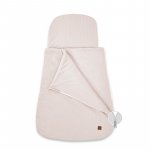 Sac de dormit MimiNu Soft Powder Pink multifunctional, pentru patut, landou sau cosulet, din bumbac interlock