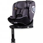Scaun auto pentru copii Chipolino Clima Air Anthracite I-Size 40-150 cm cu sistem isofix si sezut rotativ