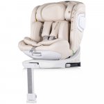 Scaun auto pentru copii Chipolino Clima Air Biscotta I-Size 40-150 cm cu sistem isofix si sezut rotativ