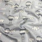 Scutec din muselina 80x80 cm Kreis Design Baloane