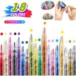 Set 18 markere acrilice culoare party