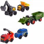 Set Dickie Toys Micro City Team 9 cm cu 5 vehicule