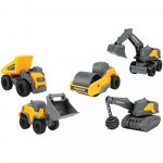 Set Dickie Toys Volvo Micro Workers 9 cm cu 5 vehicule