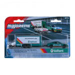 Set Majorette transporter remorca de curse deluxe Porsche Taycan turbo s si masinuta Porsche 934